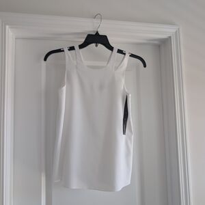 Banana Republic Business Casual White Tank Top